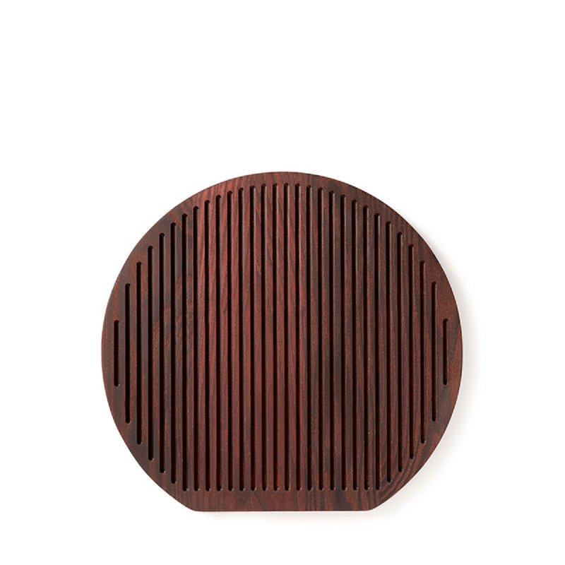 Ξύλινο Πλατό Τυριών Muubs Yami Brown Carbonized Ash