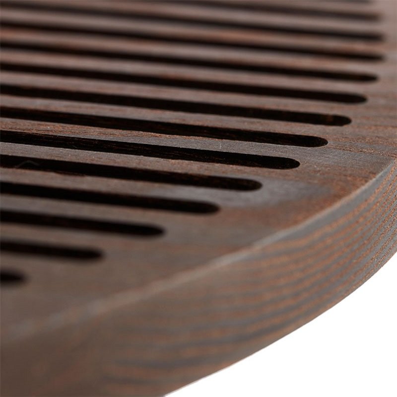 Ξύλινο Πλατό Τυριών Muubs Yami Brown Carbonized Ash