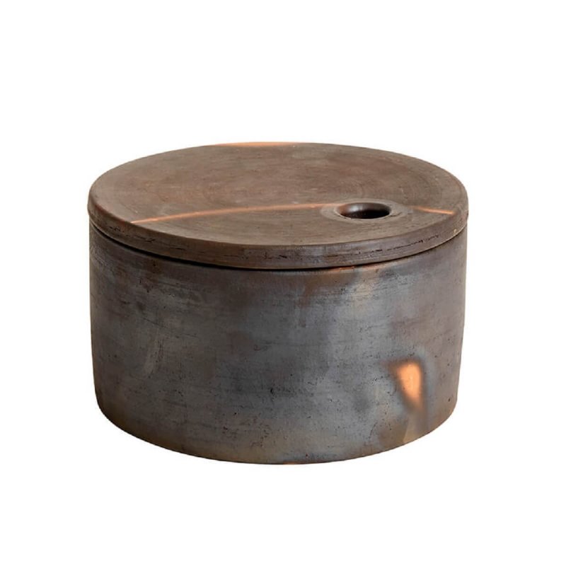 Μπολ με καπάκι 20cm Muubs Hazel M Brown/Black Terracotta