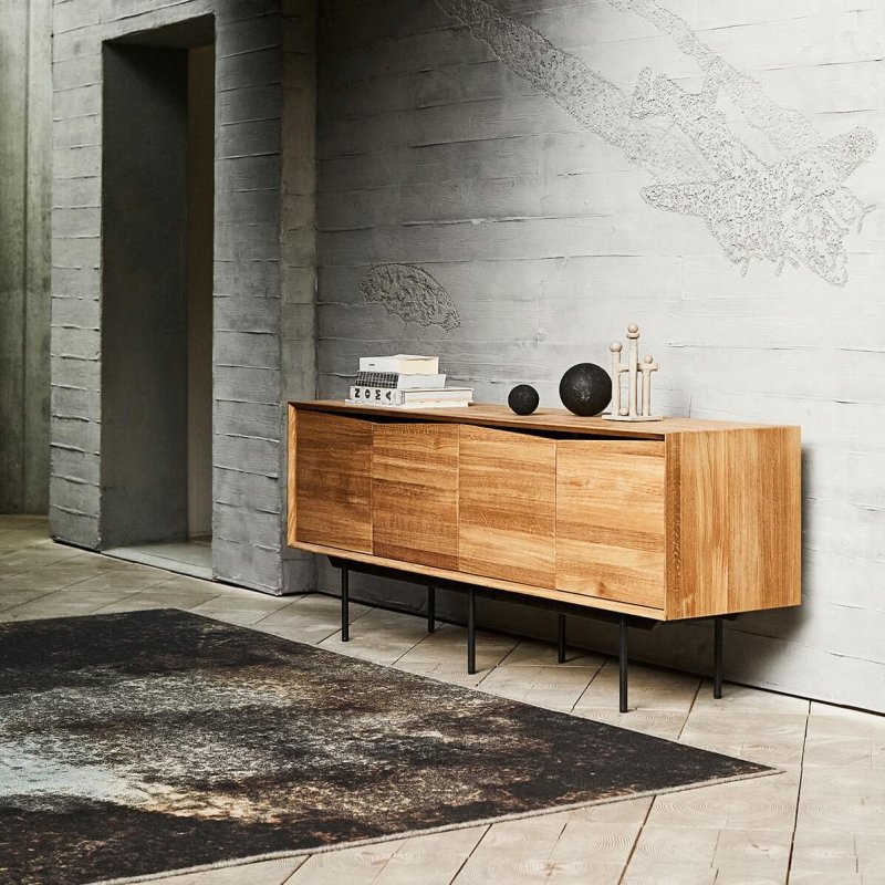 Μπουφές με 4 πόρτες  Muubs Wing  Oak Natural