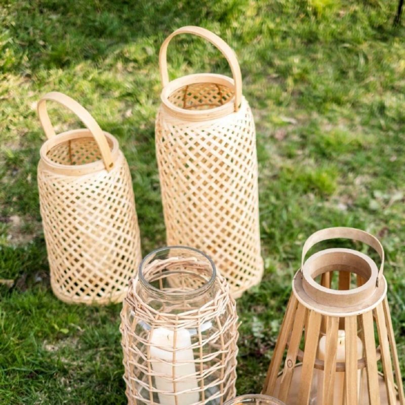 Φανάρι 20x30cm Andrea House Bamboo