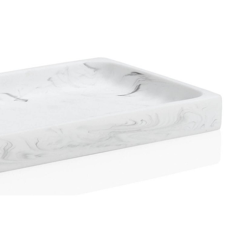 Δίσκος Amenities Andrea House White Marble Effect