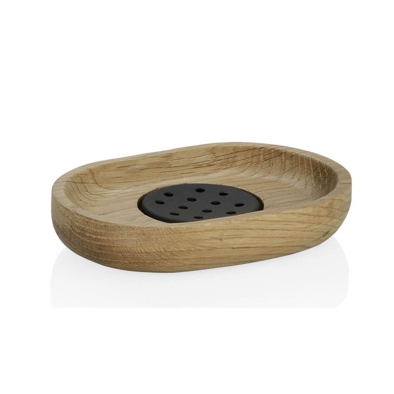 Θήκη Σαπουνιού Andrea House Modern Oak & Black