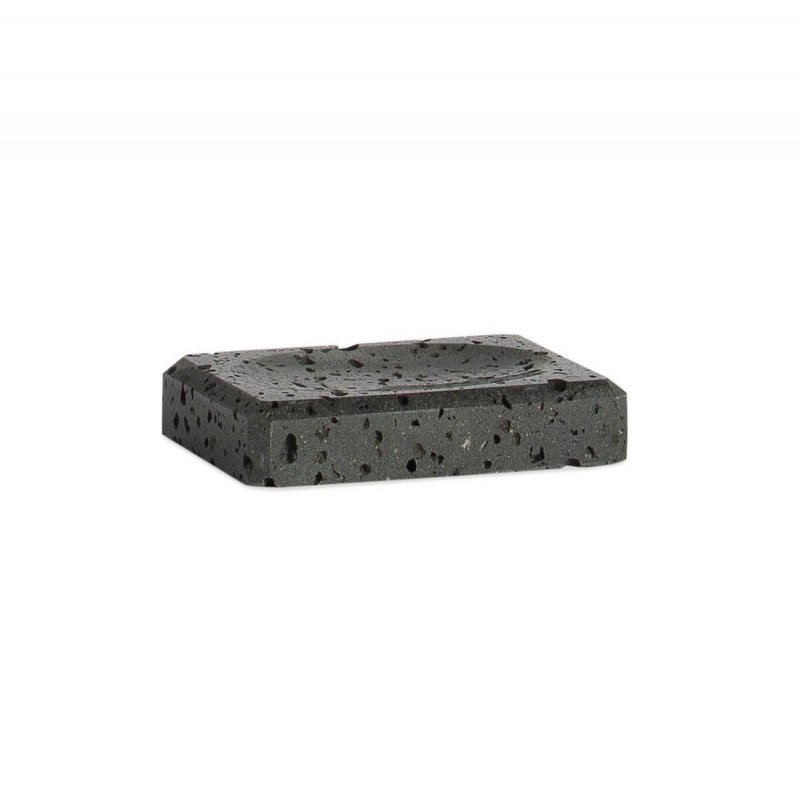 Θήκη Σαπουνιού Andrea House Travertine Black