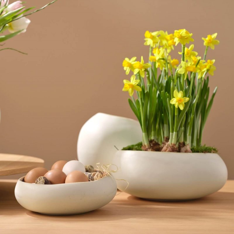 Bowl / Centerpiece Stoneware 19,3cm Asa Swing Soft Shell