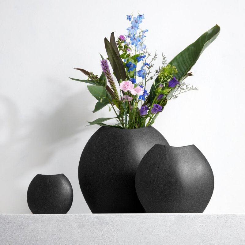 Vase 32cm Asa Selection Moon Black Iron