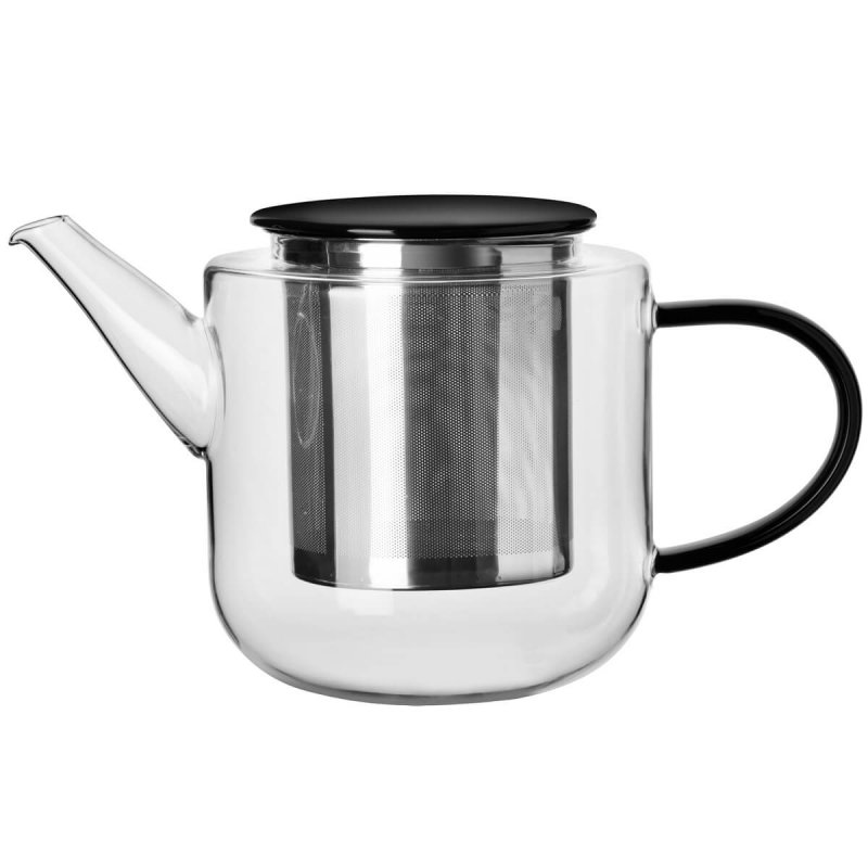Τσαγιέρα 1,1L Asa Selection Coppa Glass Black