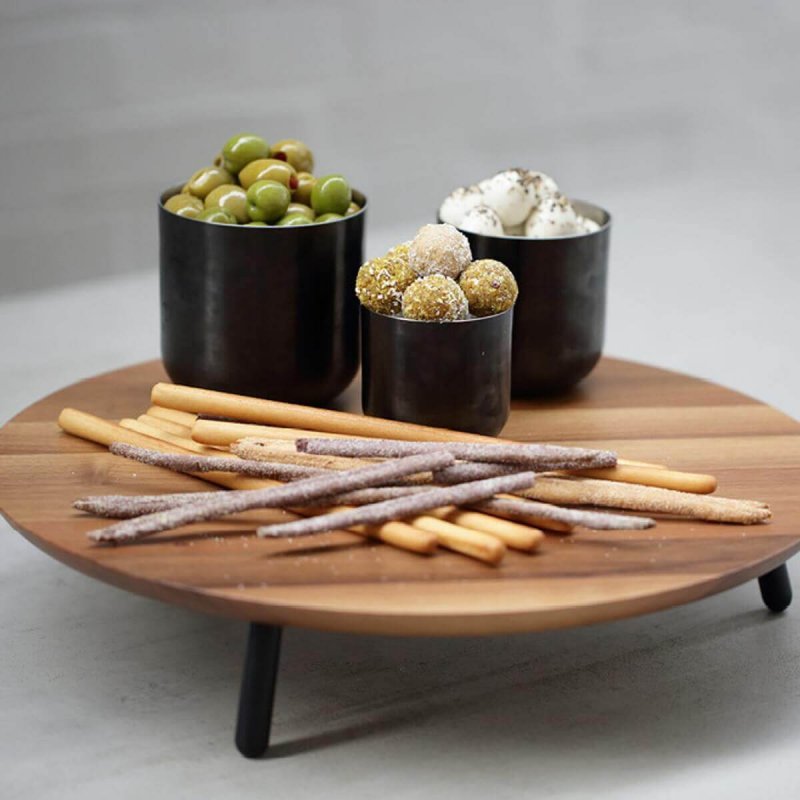 Riser Ξύλινο 32,5x8cm Craster Alto Small Low Walnut