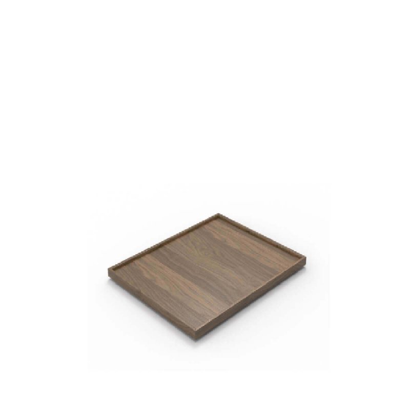 Ξύλινος Δίσκος/Καπάκι Καρυδιά 1/2GN Craster Flow Bento Walnut 