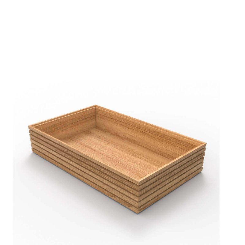 Ξύλινος Δίσκος/Κουτί Δρυς 1/1 GN-110mm Craster Flow Bento Oak