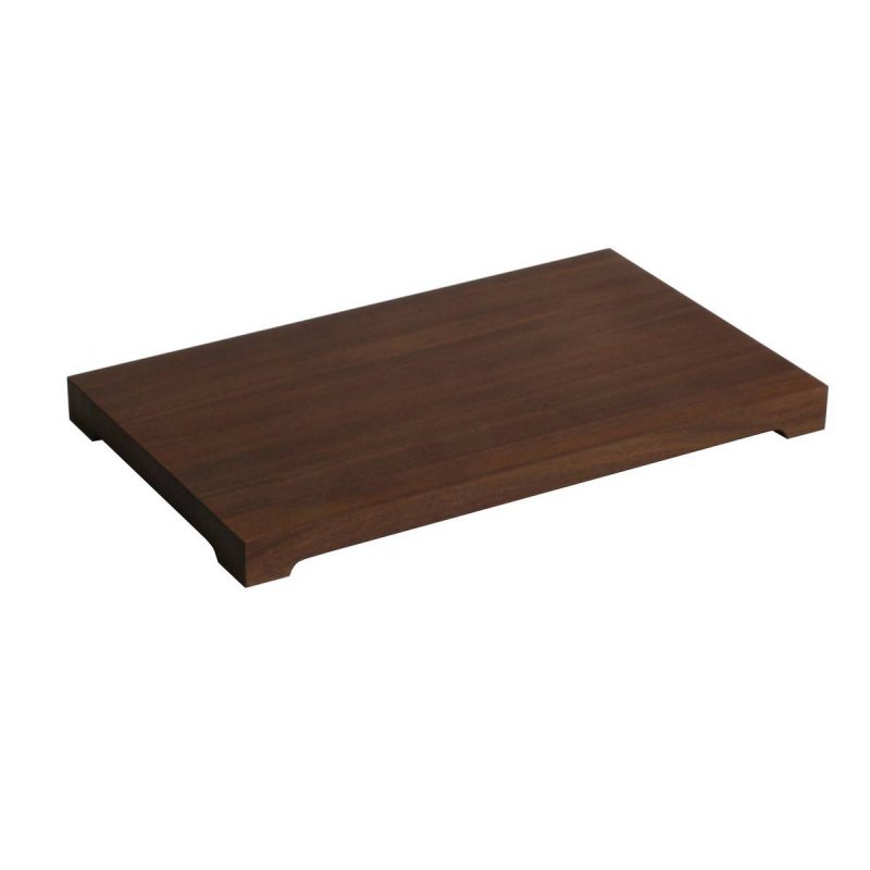 Riser Ξύλινο Χαμηλό Μακρύ 53x32,5x4cm Craster Grand Patisserie Walnut