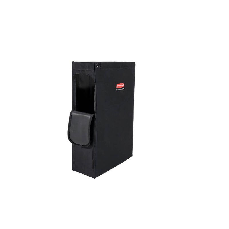 Σάκος Λινών με φερμουάρ  Rubbermaid Side-Load Black 