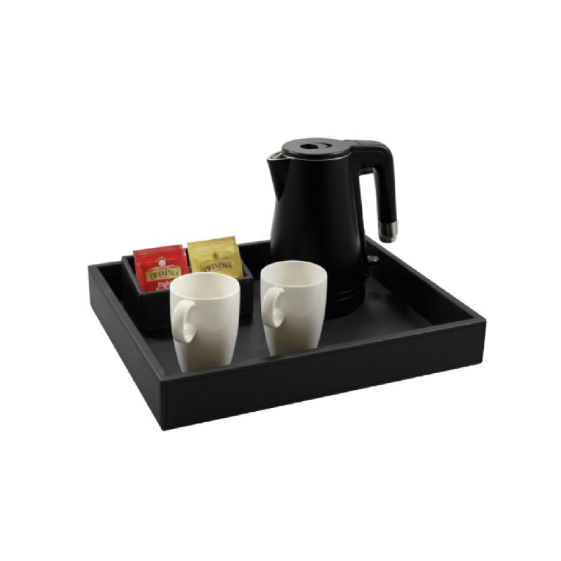 Δίσκος Καλωσορίσματος Crown Vasco -PU Leather Black