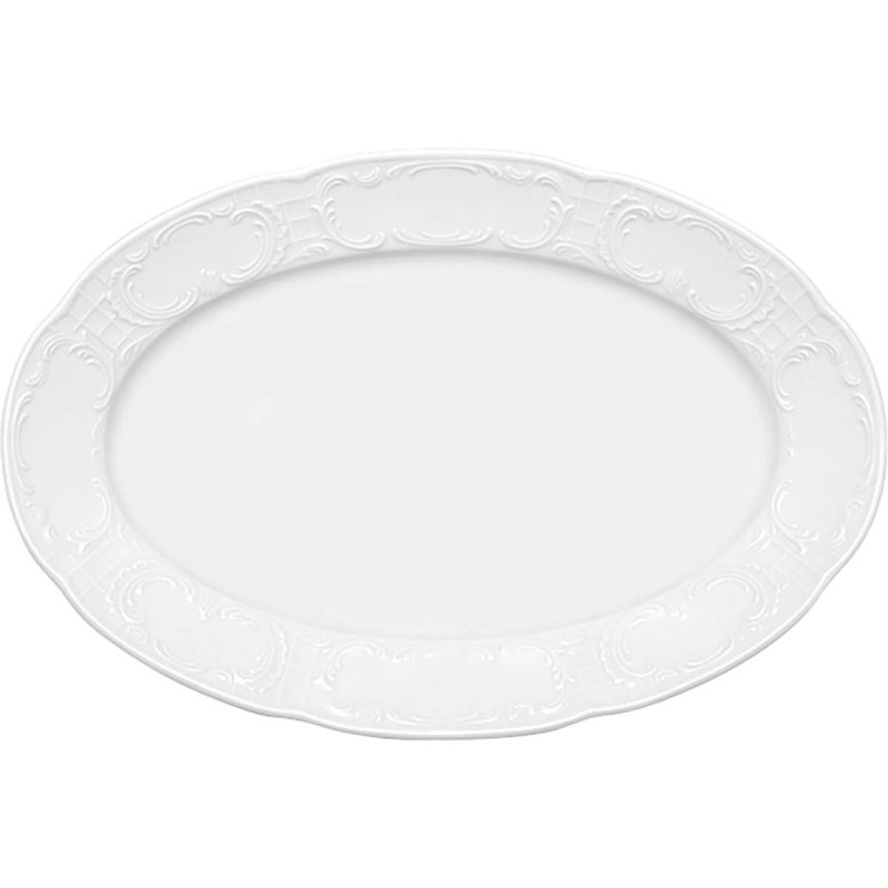 Πιατέλα Οβάλ 32x21cm με ανάγλυφο χείλος Bauscher Mozart