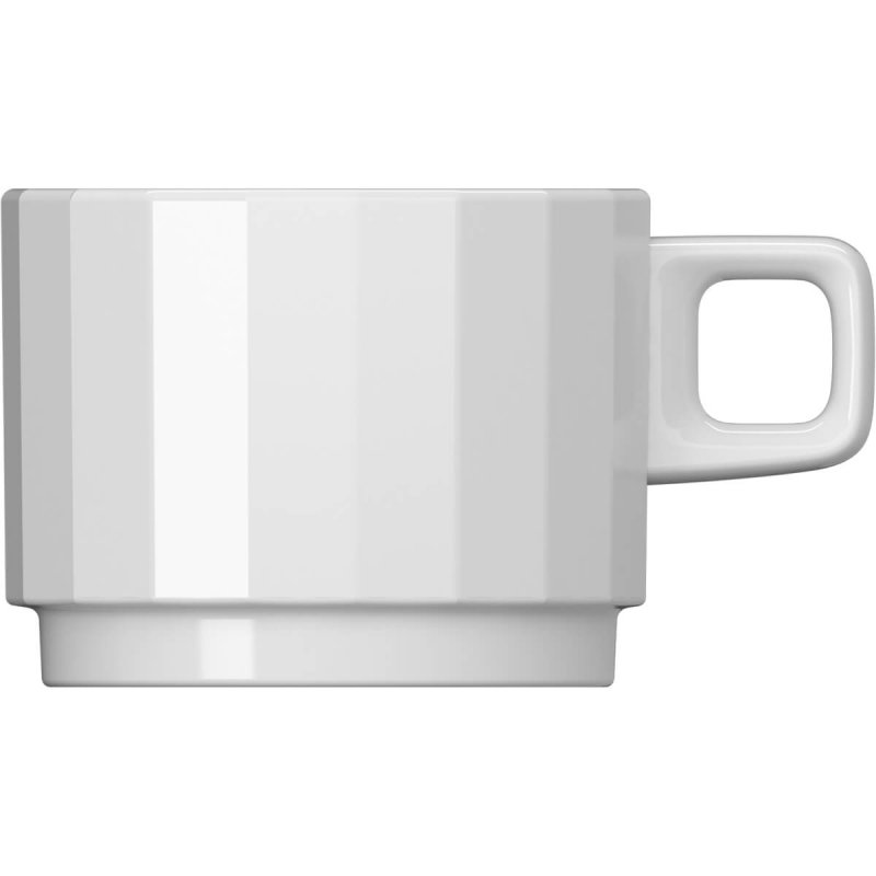 Cup 200ml round stackable Bauscher Edge White