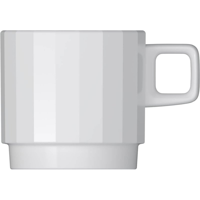 Cup 250ml round stackable Bauscher Edge White