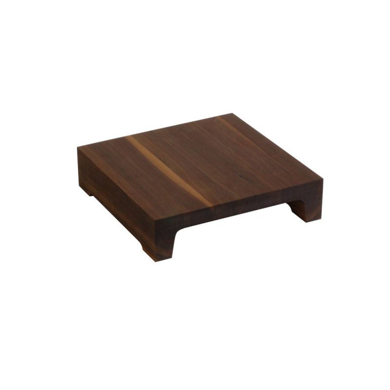 Riser Ξύλινο Χαμηλό 32,5x32,5x8cm Craster Grand Patisserie Walnut