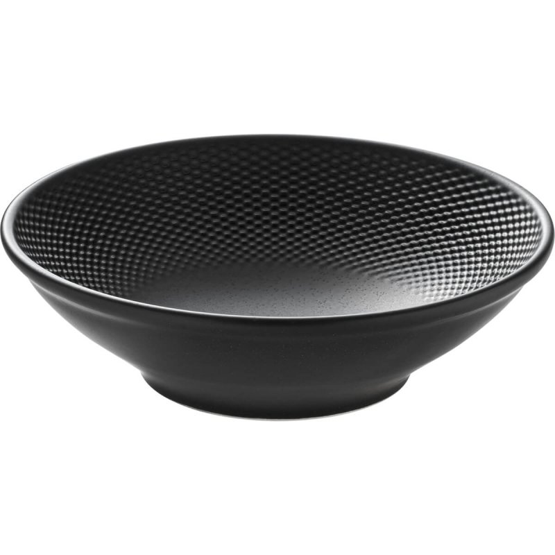 Bowl 24cm round embossed Heart & Soul Pine Coal