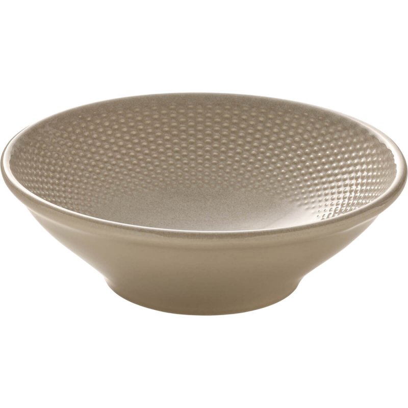 Bowl 20cm round embossed Heart & Soul Pine Almond