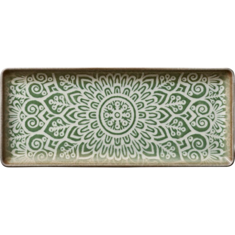 Platter Rectangular 35x15cm Heart & Soul Soulmate Jade