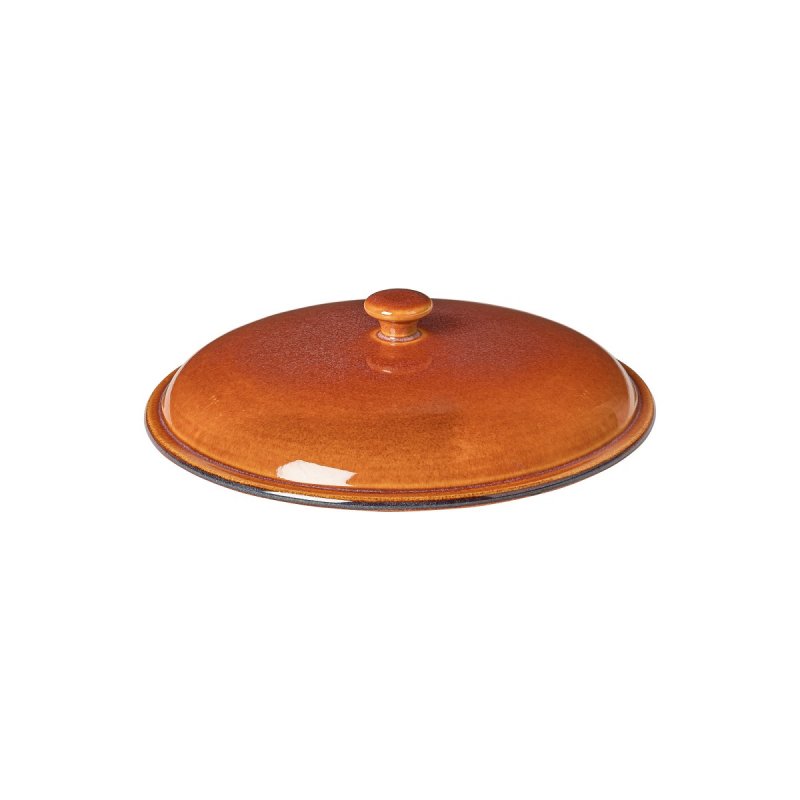 Cocotte lid 22cm Costa Nova Poterie Caramel