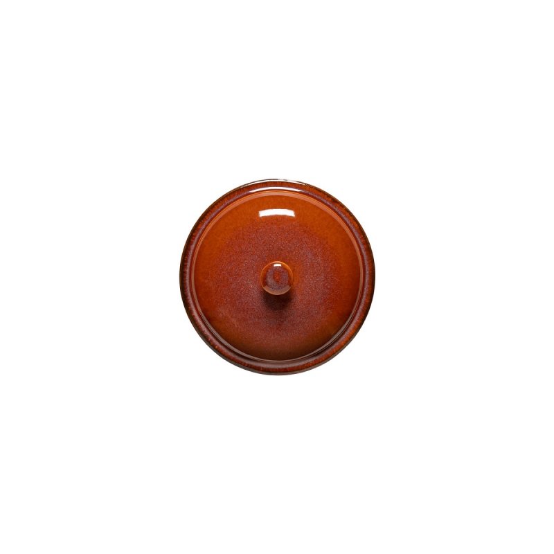 Cocotte lid 14cm Costa Nova Poterie Caramel