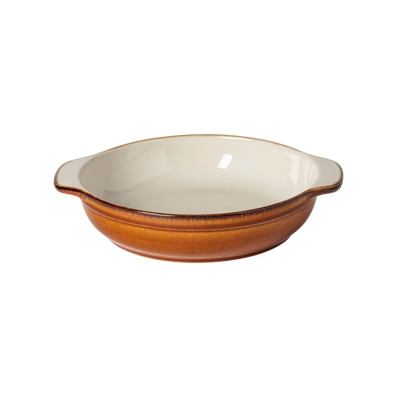 Deep Round Plate 25cm Costa Nova Cream-Caramel
