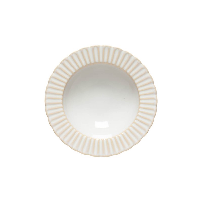 Deep round plate 23cm Costa Nova Cristal White