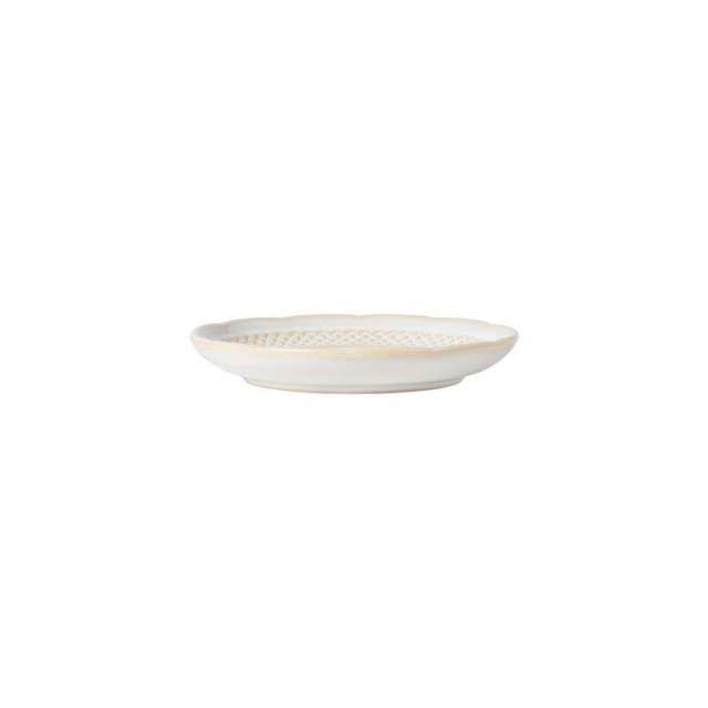 Round plate 15cm Costa Nova Cristal White