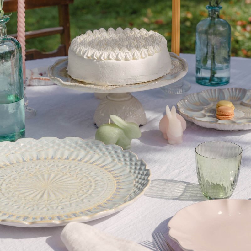 Πιατέλα Ρηχή 39cm Costa Nova Cristal Nacar