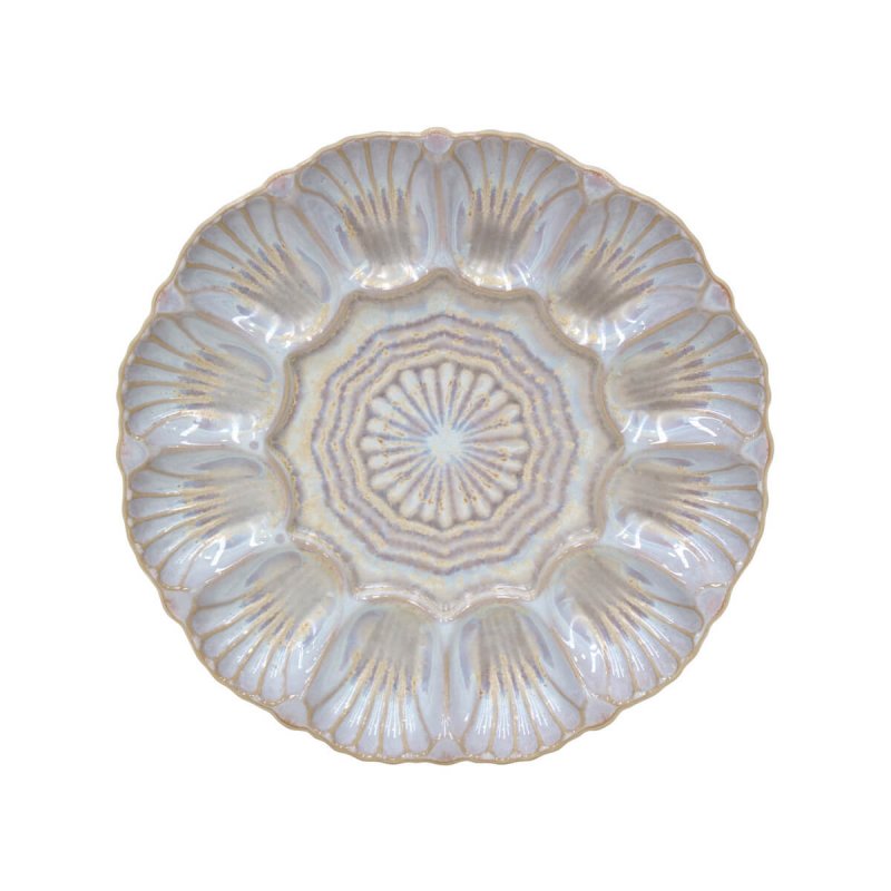 Πιατέλα Απεριτίφ 25cm Costa Nova Cristal Nacar