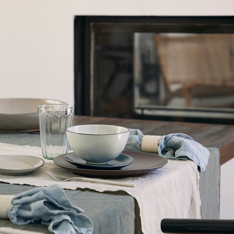 Soup / Cereal Bowl 15cm Costa Nova Stacked Organic Salt