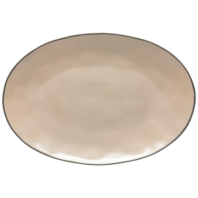 Oval Platter 45cm Costa Nova Stacked Organic Cremini