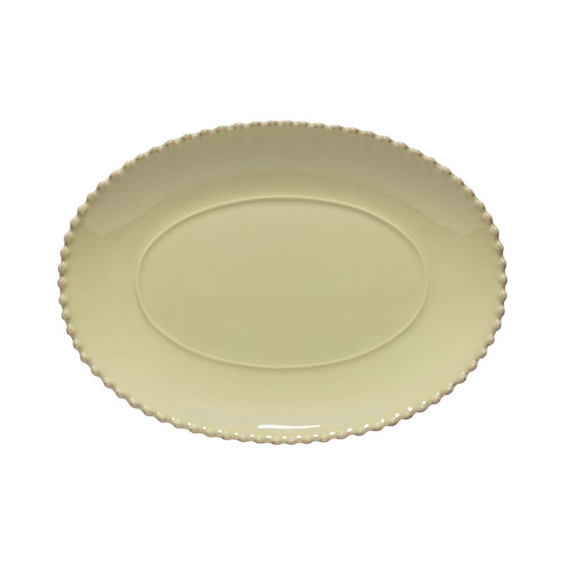 Oval platter 34cm Costa Nova Pearl Lilly Green