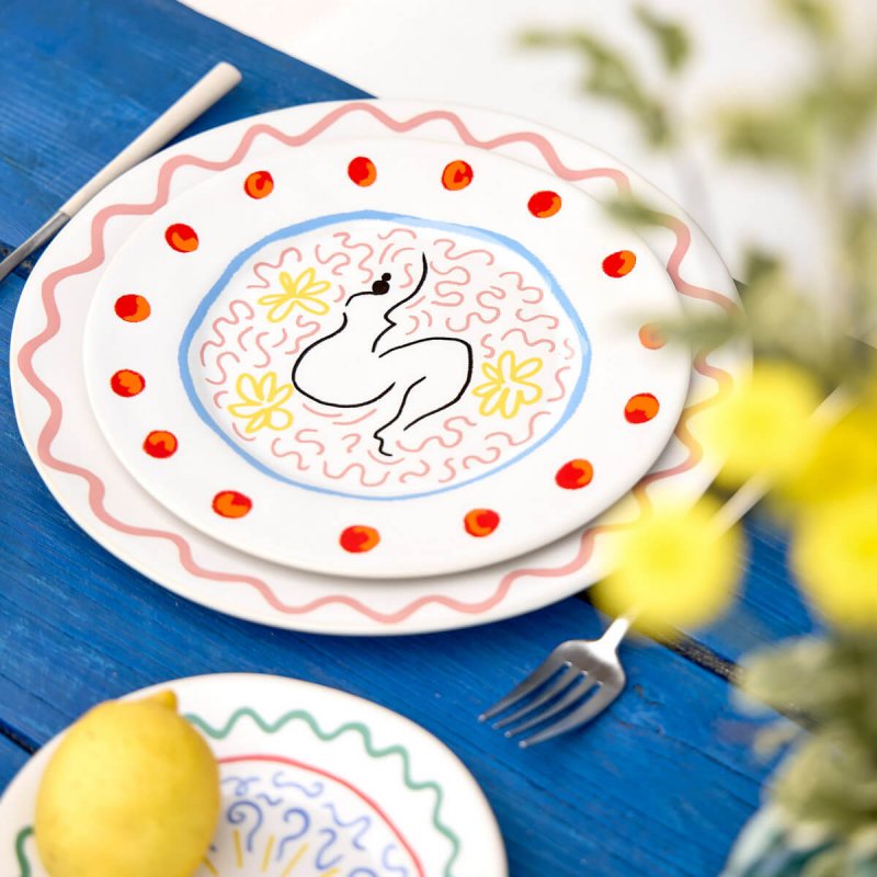 Πιάτο Ρηχό 22cm Costa Nova Summer Bliss lady