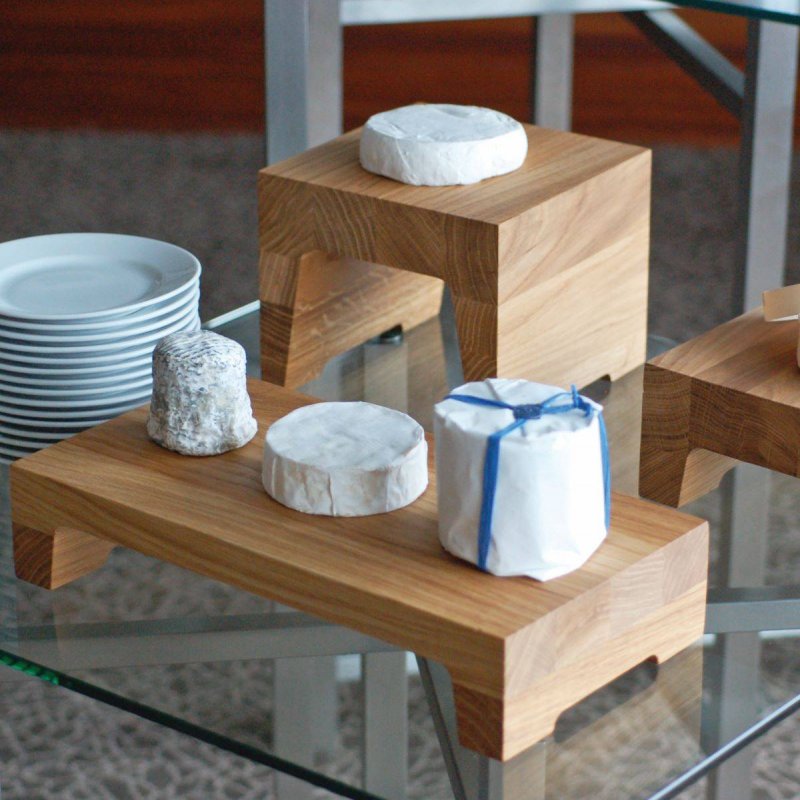 Riser Ξύλινο Μεγάλο Craster Patisserie Large Oak