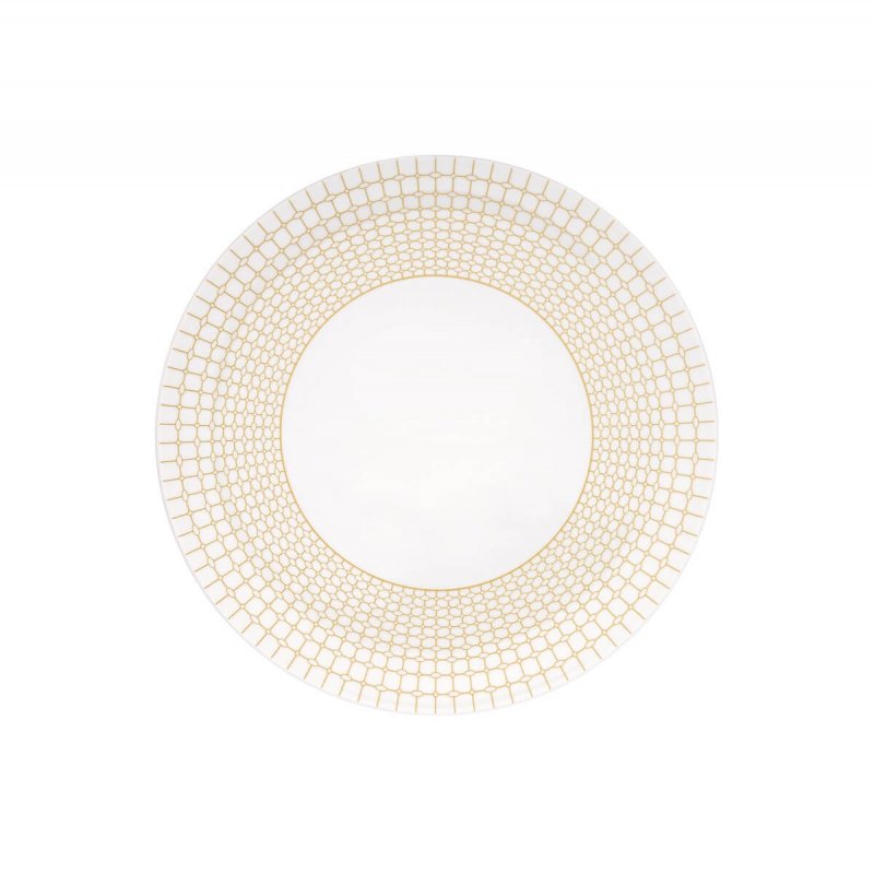 Presentation Plate 32cm Degrenne Couronne Dorée