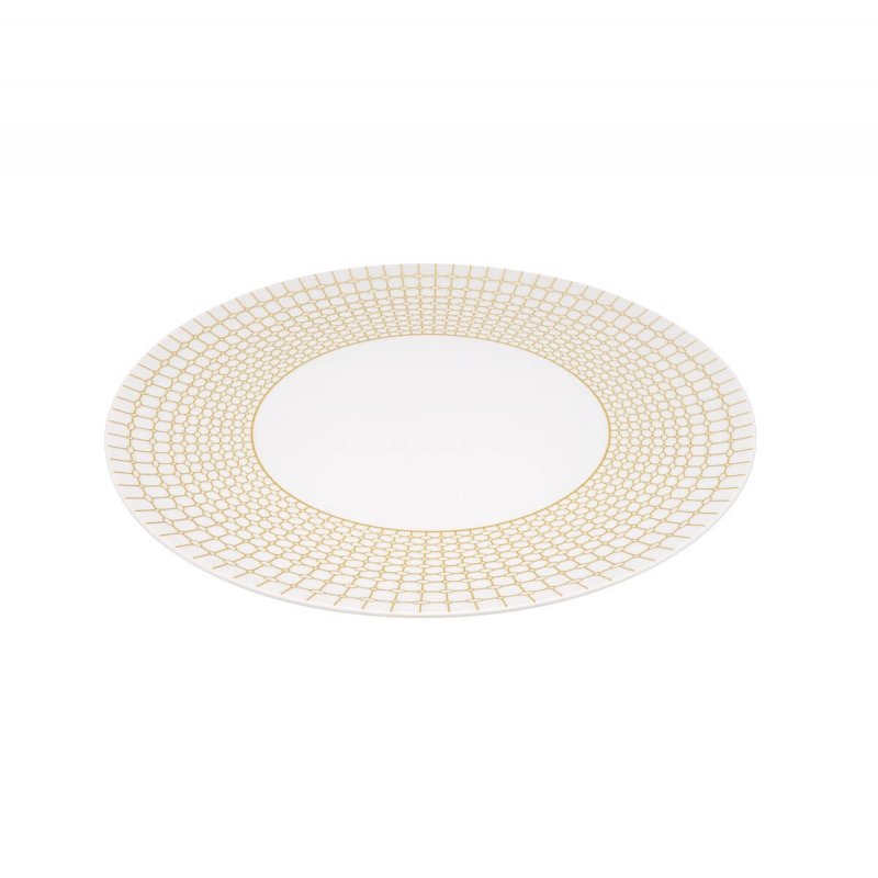 Presentation Plate 32cm Degrenne Couronne Dorée