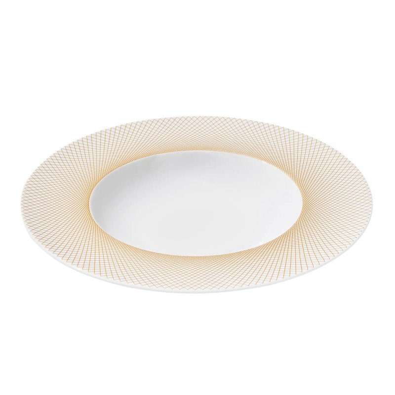 Pasta Plate 29,5cm Degrenne Graphique Classique Doré