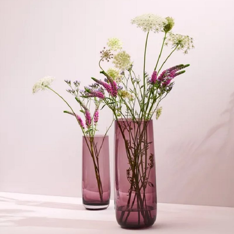 Βάζο Γυάλινο 29cm Asa Ajana Berry