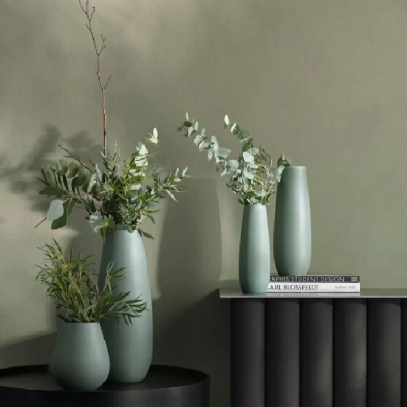 Vase Stoneware 18cm Asa Ease Moss