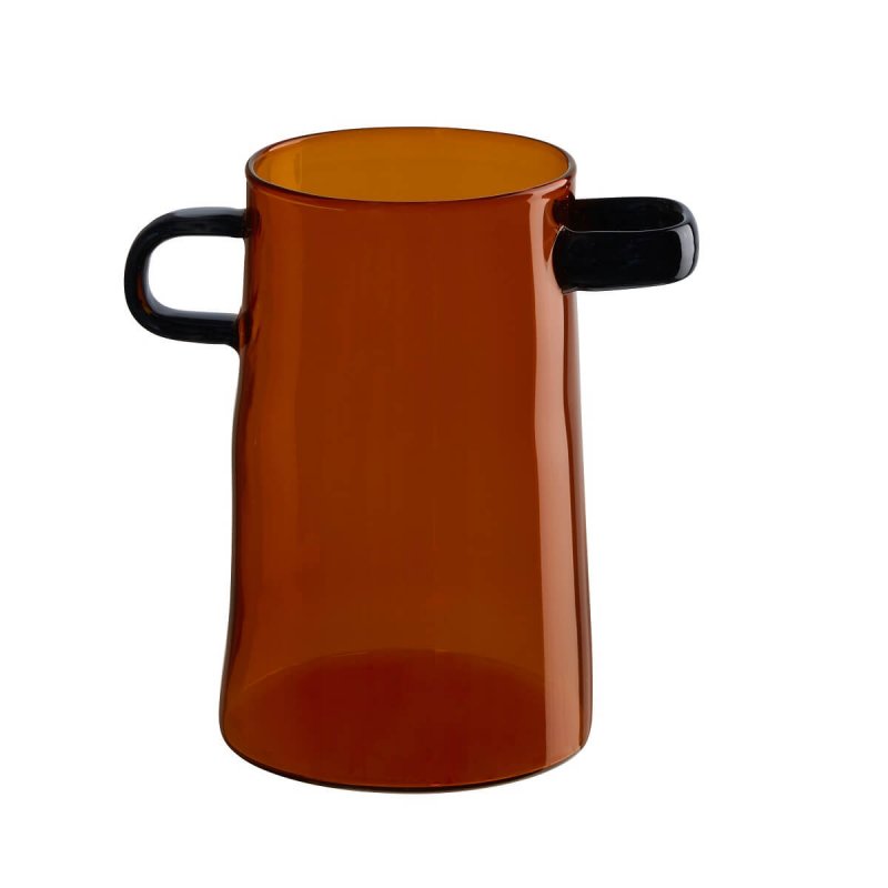 Vase Glass 17cm Asa Rayu Brown