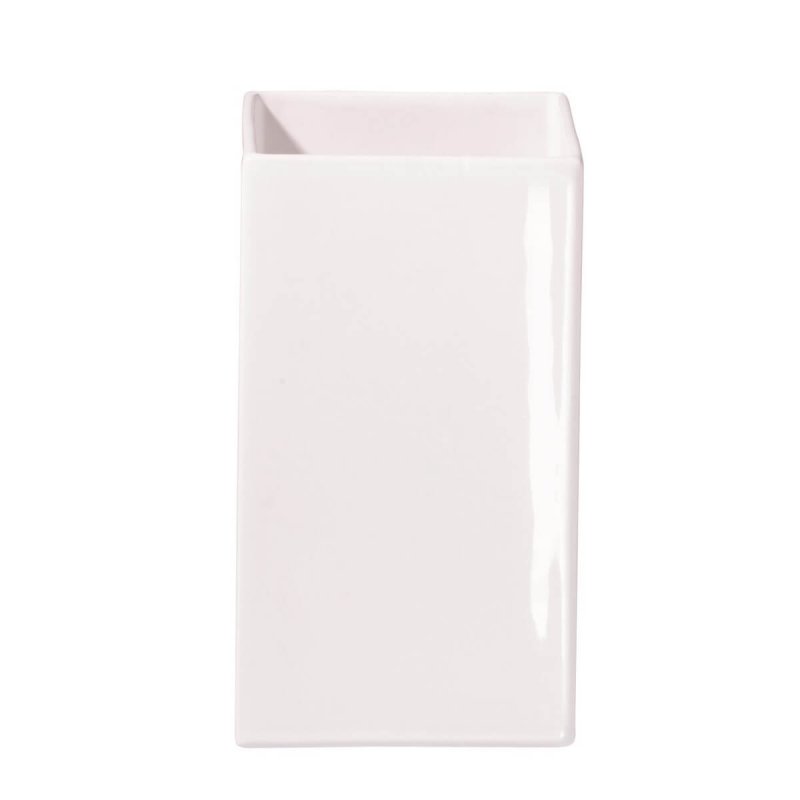 Βάζο 30cm Asa Quadro glossy white