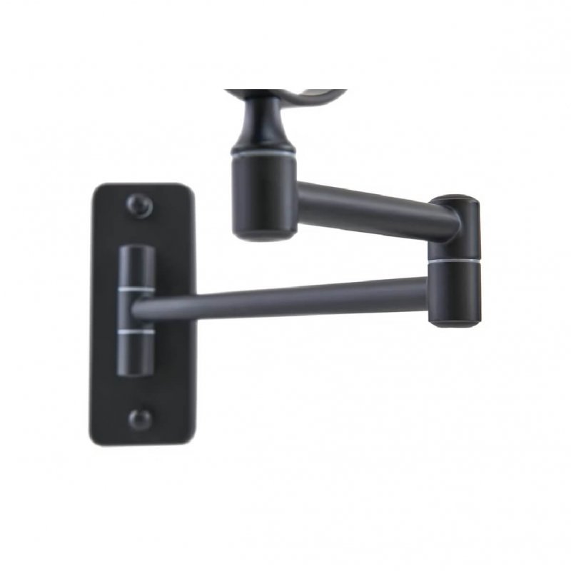Καθρέπτης Επιτοίχιος Φωτιζόμενος 5x Corby of Windsor Winchester Matt Black 