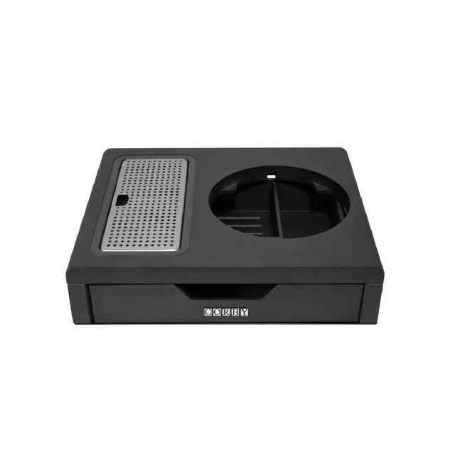 Δίσκος Καλωσορισματος Compact με συρτάρι Corby of Windsor Kensington - Μαύρος