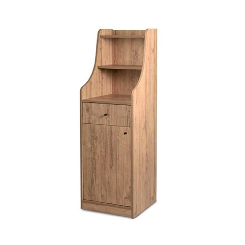 Πάσο Τροχήλατο Metalcarrelli- Light Oak Stained Melamine