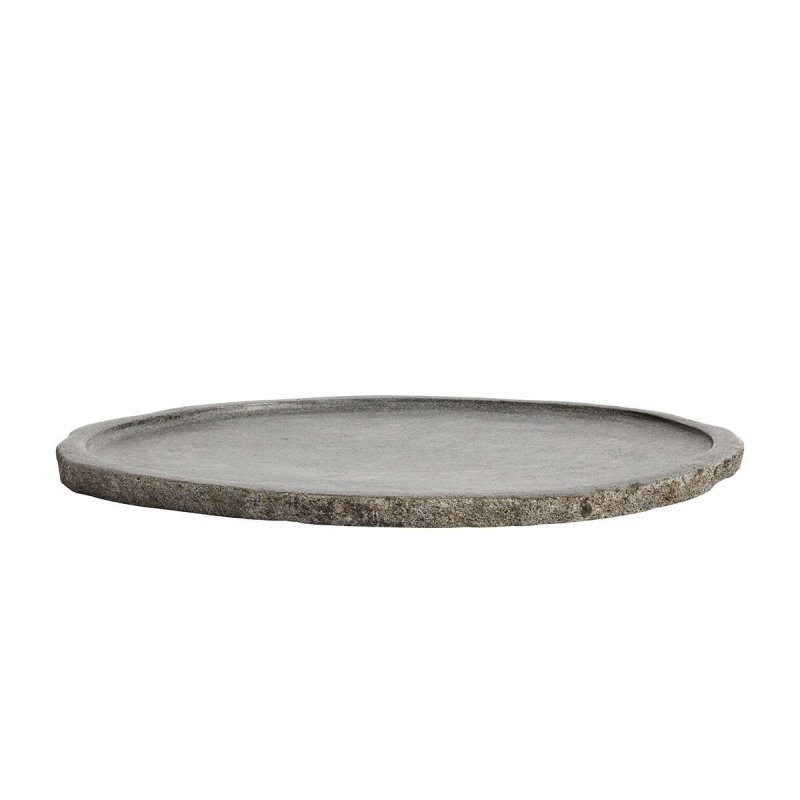 Πλατό οβάλ 40cm Muubs Valley Riverstone Grey
