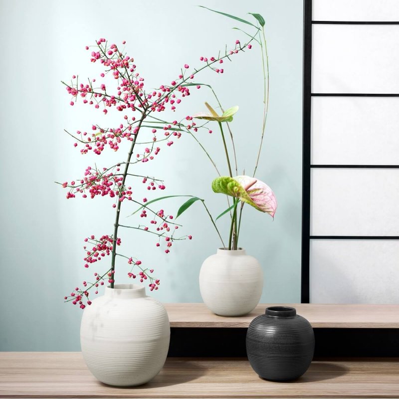 Vase Stoneware 22cm Asa Selection Japandi Soft Shell