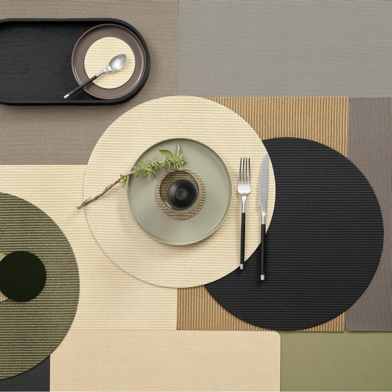 Placemat Sisal Optic Rough 38cm Asa Selection Kuro