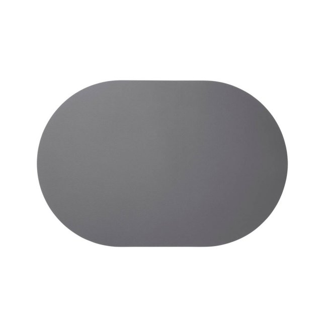 Σουπλά Leather Optic Fine Asa Selection Oval 49,5x33cm Basalt